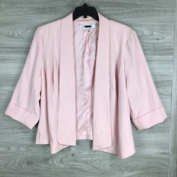 jones studio open front blazer